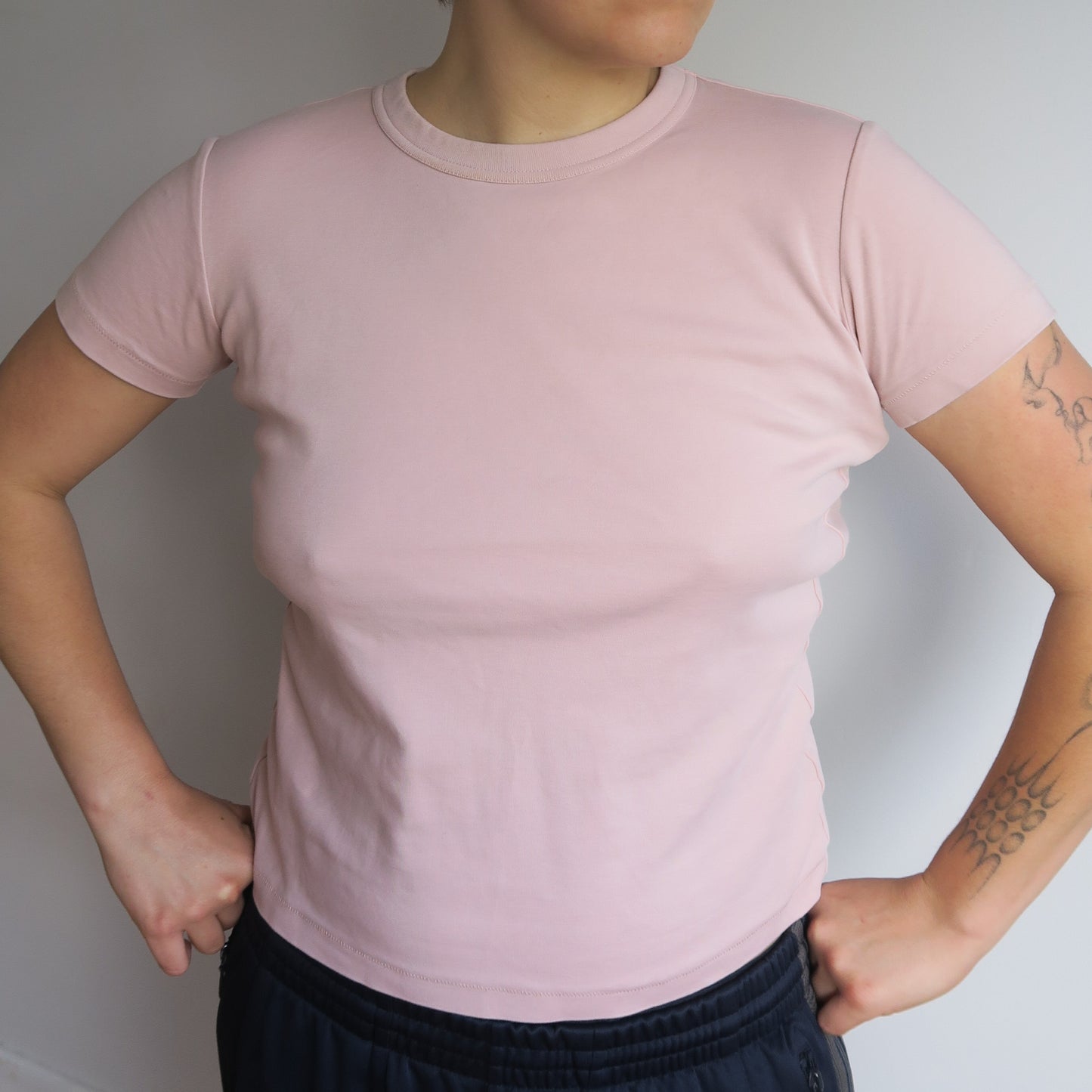Baby Pivot Tee - Blush Pink