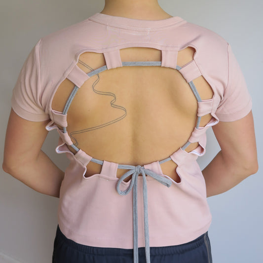 Baby Pivot Tee - Blush Pink